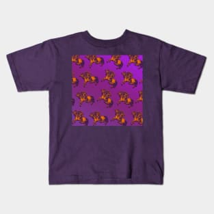 Motif for horse lovers in pink Kids T-Shirt